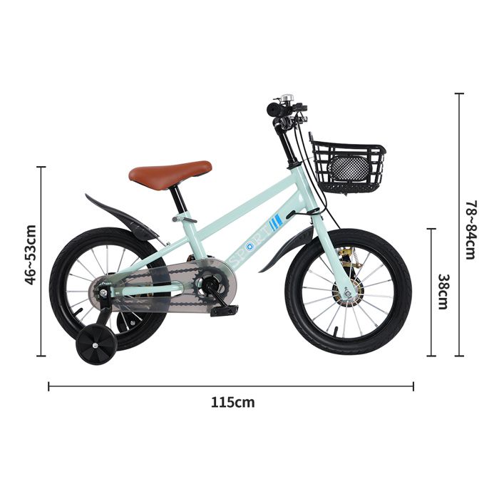 Vélo Enfant 14 - UNICORN - Rose - 4 à 6 Ans - Idéal pour Filles