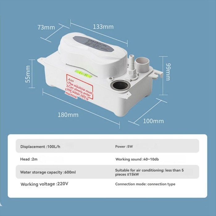 Aiperq - Connecteur coudé de drainage pour climatiseur - Diamètre 40mm
