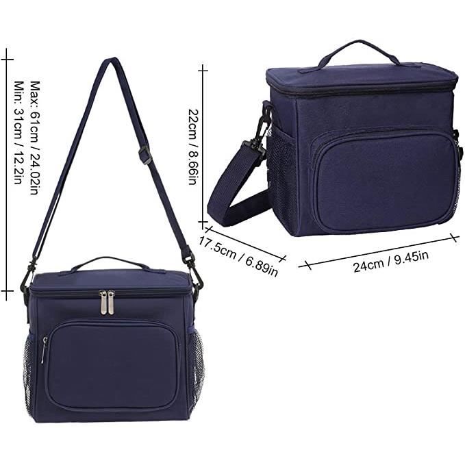 Petit Panier Repas En Raphia Avec Sac Isotherme Inclus – Pique-nique – Neuf