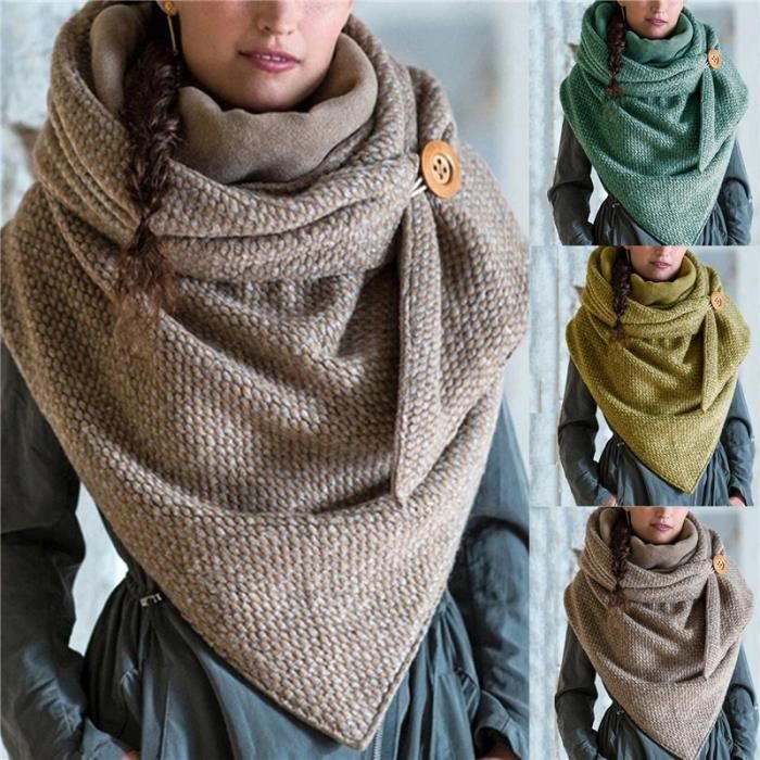 Écharpe capuche chaud et à la mode pour l'hiver ❤️ Irema Slow Fashion