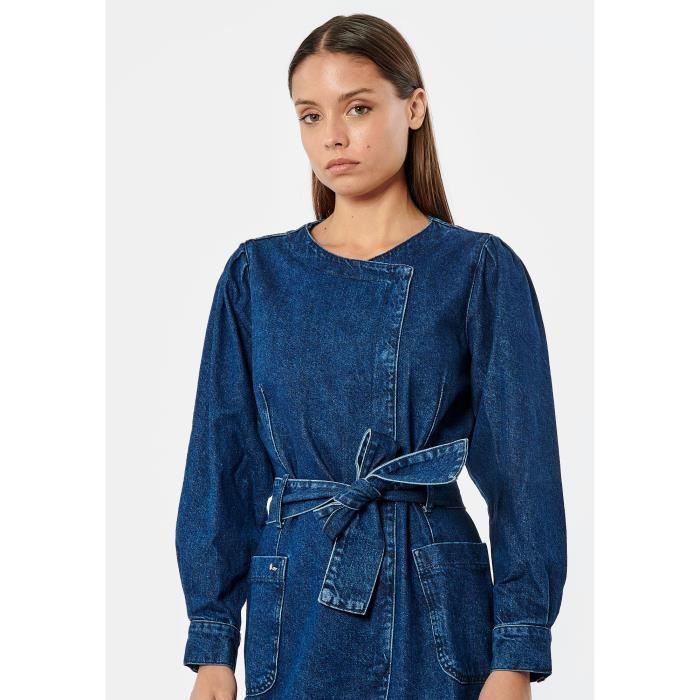 Robe en shop jean femme kaporal