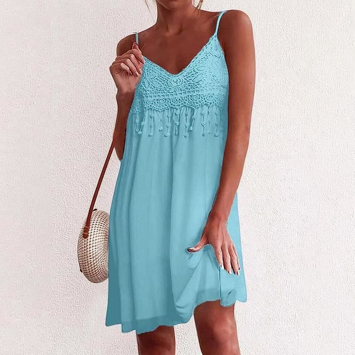 Robe blanche longue ete cheap