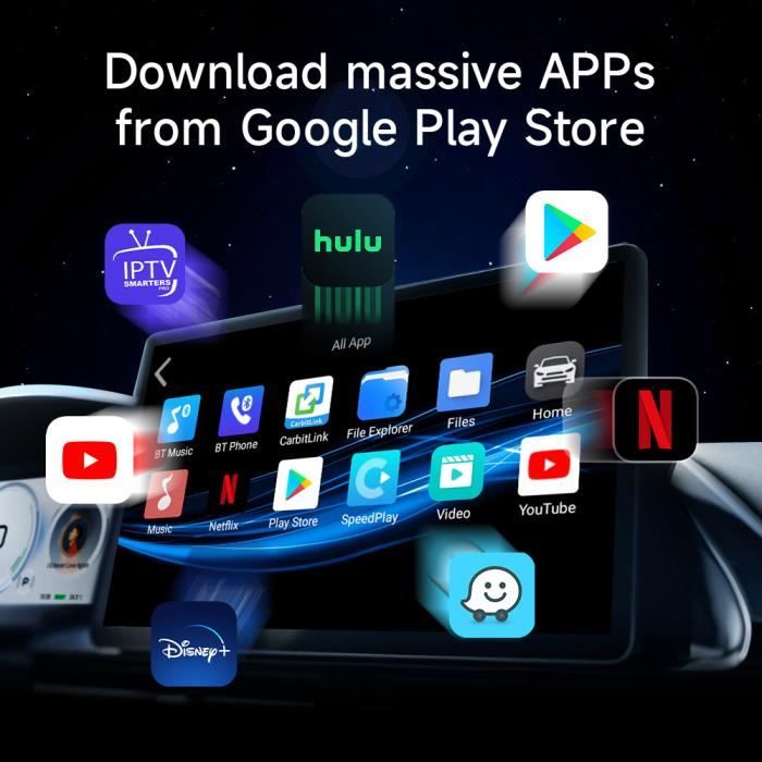 Pour IOS - Adaptateur CarPlay sans fil pour Android Auto filaire, Apple  Carplay, Intelligent Car Play, AI Box - Cdiscount Auto
