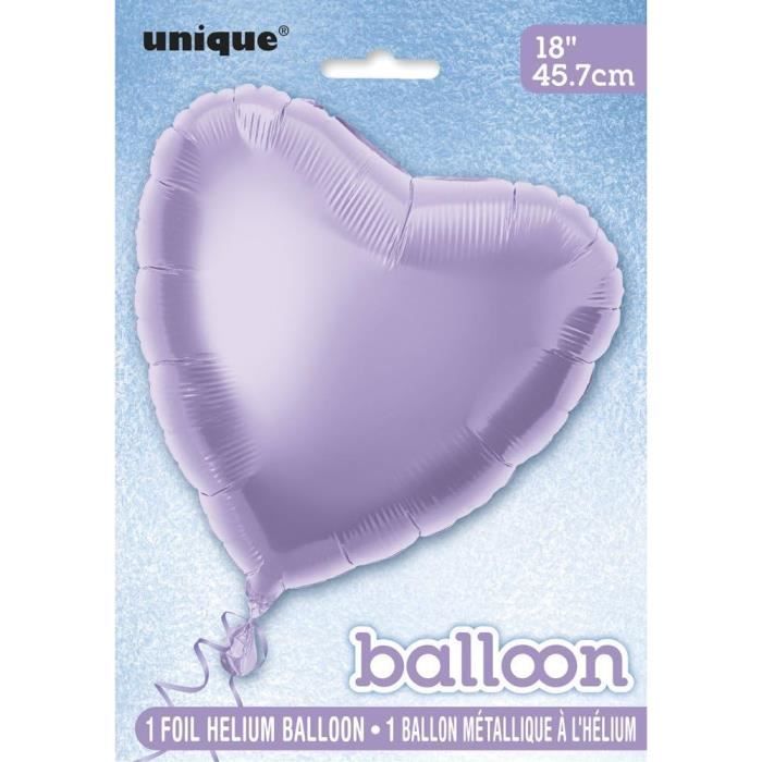 Ballon à Hélium Coeur Bleu Vide 45cm