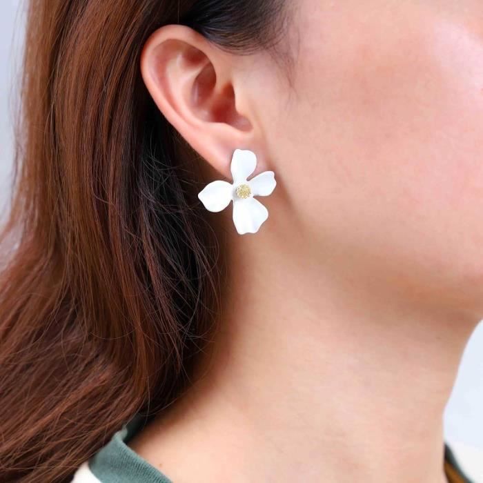 Boucle D'oreille Vintage En Résine - Neuf Avec étiquettes, Sans Marque, Couleur Non Précisée