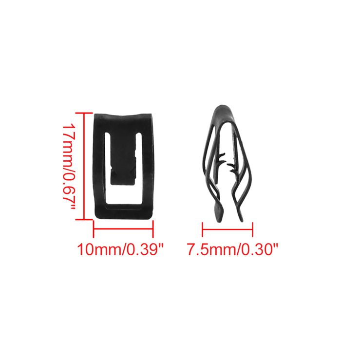 Lot De 270 Clips De Fixation Voiture - Assortiment Plastique Pour Tableau De Bord