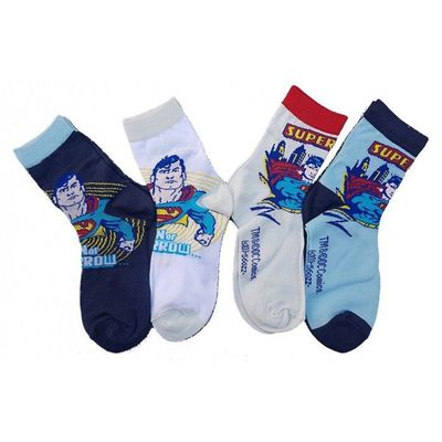 Chaussettes Pack Garçon AVENGERS - Pack De 6 - Bleu Vert Bleu