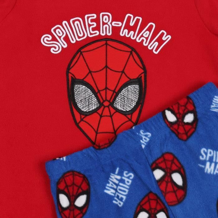 Pigiama Marvel Spiderman Personalizzato Per Bambini – Modello Invernale A Maniche Lunghe, Taglia 3/4 Anni, Blu Scuro