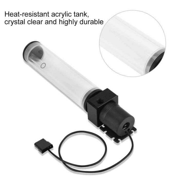 Refroidissement Par Eau Coolg Sc-300T 12V Dc Pompe À Eau Ultra Silencieuse Réservoir De Pompe