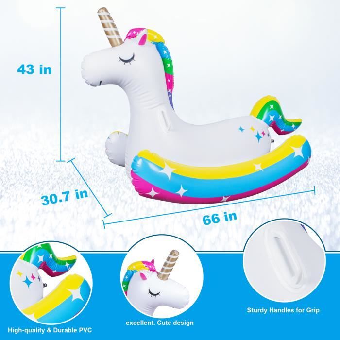 Jouets enfourcher l ext rieur avec jet d eau licorne