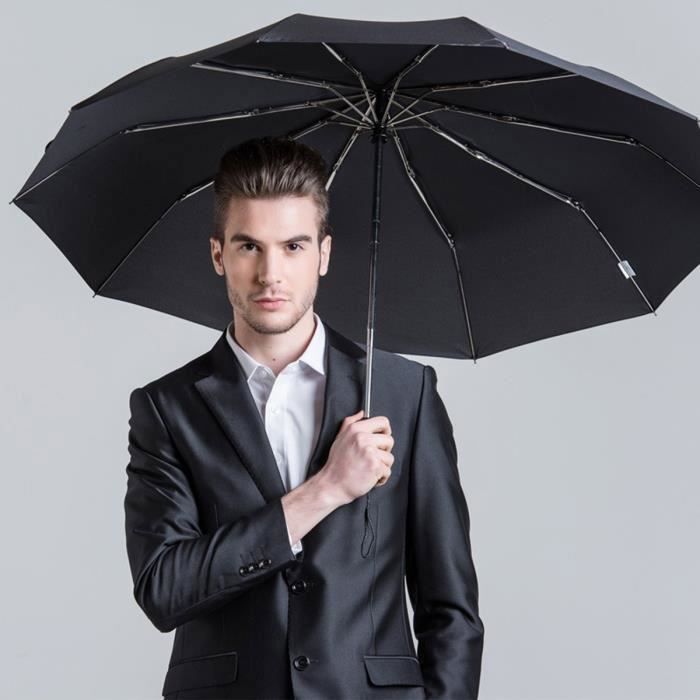 Parapluie Automatique Anti-vent Et UV - Ouverture/fermeture Par Bouton - Taille ~100x54 Cm - Toile En Fibre De Verre, Motif Vitrail - Pour Femmes, Voyage, Plage, Camping
