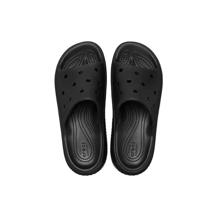 Crocs Compenser Sandales à Enfiler Crocs Stomp - CROCS - Noir - Compensé - Basse ...
