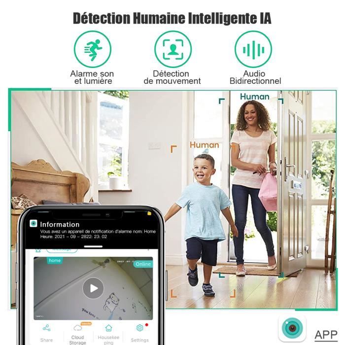 Camera de surveillance smartphone - Cdiscount
