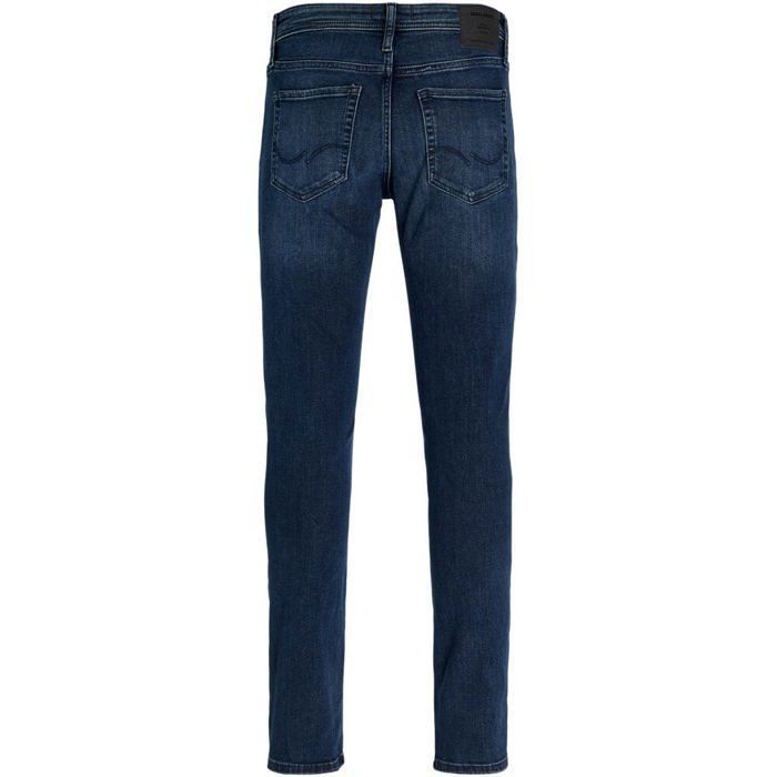 JACK & JONES Jeans Homme Slim Fit En Coton 100% - Pantalon Confortable Avec Fermeture Éclair Et Bouton