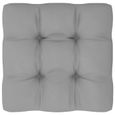 Coussin de canapé palette Bain De Soleil chaise longue Matelas Transat Confortable - 3788Pro® - Gris-0