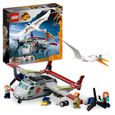 LEGO® 76947 Jurassic World L’Embuscade en Avion du Quetzalcoatlus, Avion avec Figurines de Dinosaures, dès 7 Ans-0