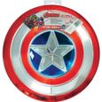 Bouclier Captain America en plastique métallisé - MARVEL - 30 cm - Rouge-0