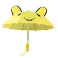 Accessoires parapluie pour 18 inch American Girl-Baby nés poupées fait main en plein air enfants meilleur cadeau (Jaune)-0