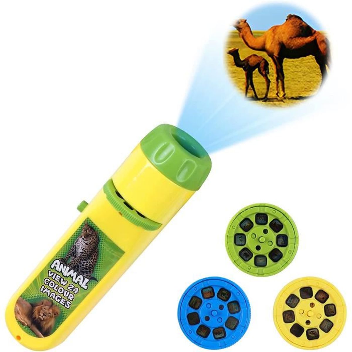 Lampe Torche Projecteur Animaux Pup Go Avec 24 Images - Jouet Histoire Enfant 3 Ans+
