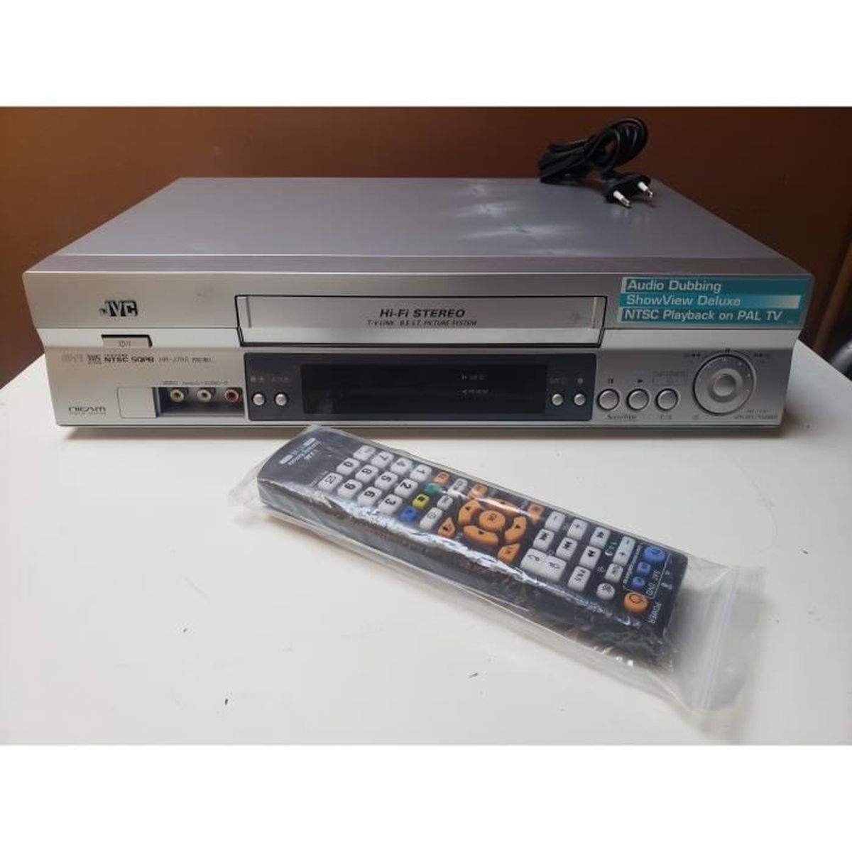 Télécommande D'origine JVC Pour Magnétoscope VHS HR-S7000 - Occasion, Garantie 6 Mois