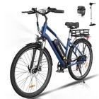 Vélo électrique VAE COLORWAY 28" - Batterie amovible 36V 15Ah - Moteur 250W - Shimano 7 Vitesses - Bleu + COLORWAY Panier Arrière