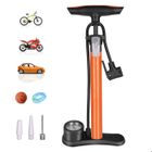 TTLIFE Pompe à Vélo avec Manometre, 160 PSI Pompe a Velo, Pompes de Sol Vélo avec Valve Presta et Schrader pour Pneus de Vélo