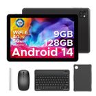 Tablette Tactile DOOGEE T10W 10.1" 9 Go+ 128 Go Android 14 Batterie 8000mAh - WiFi 4G Dual SIM Tablette PC Avec clavier - Noir