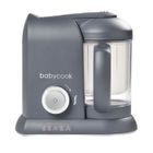 BEABA BÉABA - Babycook Solo - Robot Bébé 4 en 1 Mixeur-Cuiseur - Cuisson Vapeur - Dark Grey