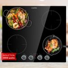Table de cuisson à induction Klarstein Kochheld - 4 plaques - 6000 W - Noir
