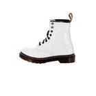 ZZZOOLIGHT Bottes Dr. Martens Patent Lamper - Blanc et noir - Femme - Compensé