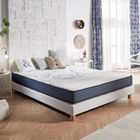 NATURALEX Matelas Dream Komfort 140x200 cm - 24 cm - Technologie Blue Latex et mousse HR à mémoire de forme - Réversible - 7 zones - Mi-ferme