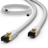 Câble patch CAT 8.1 S/FTP LSZH blanc