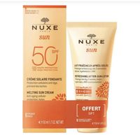 Nuxe Solaires Crème Visage SPF50 50Ml et Après Soleil 50Ml Offert TU Blanc