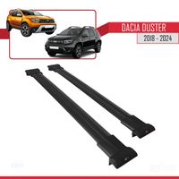 Apline pour Dacia Duster 2018-2023 Barres de Toit Railing Porte-Bagages de Voiture Fly Modèle Noir A