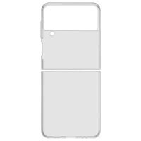 Coque pour Galaxy Z Flip 4 Silicone Anti-jaunissement Samsung Clear Transparent