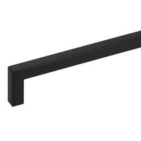 SOTECH Poignée de meuble E8 Entraxe 320 mm en acier inoxydable noir mat