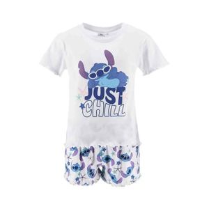 Pyjama Long 2 Pièces Lilo Et Stitch Pour Femme - Haut Velours Et Pantalon Coton - Imprimé Stitch Et étoiles - 9
