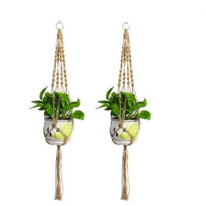 Support Macramé Pour Plantes - Suspension Bohème Pour Décorer Ton Intérieur