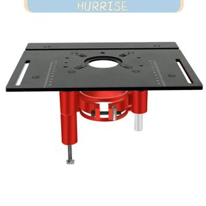 Plaque D'insertion Pour Table De Défonceuse – Aluminium – 245x240x8mm – Avec Guide Onglet Et Planche à Rabat