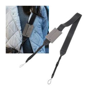 Polaroid Sangle Plate Pour Appareil Photo – Design Arc-en-Ciel Sur Fond Noir, Style & Confort Au Quotidien
