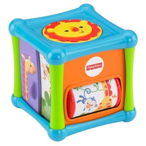 CUBE ÉVEIL Jouet d'activité cube animal Fisher-Price - BFH80 