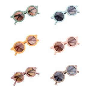 LUNETTES DE SOLEIL Lunettes de soleil rondes élégantes pour bébés enfants Soft Frame UV400 Beach Eyewear Goggles