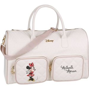 SAC DE VOYAGE DISNEY Sac de voyage Minnie Mouse écru, sac de voyage 45x28x20cm