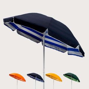 Parasol De Plage 200 Cm Coton Tropicana Couleurbleu