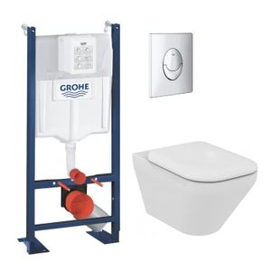 WC - TOILETTES Grohe Pack WC Bâti-support RAPID SL + WC sans brid