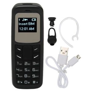 Téléphone portable Mini téléphone portable Bluetooth HURRISE - Noir