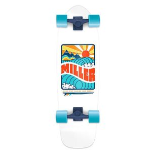 SKATEBOARD - LONGBOARD Skateboard Cruiser Sunset 27.5' - Miller - Planche de skateboard