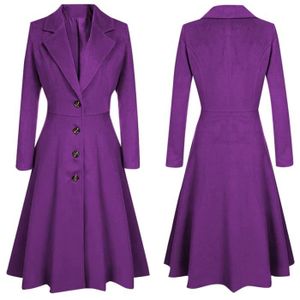 manteau violet