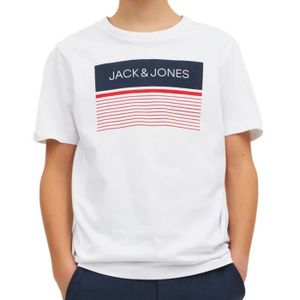 T-SHIRT T-shirt Blanc Garçon Jack & Jones Travis