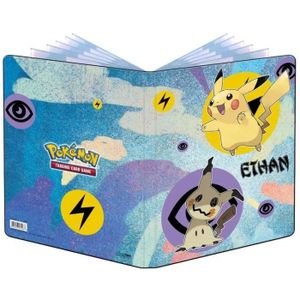 CARTE A COLLECTIONNER Album Pikachu et Mimiqui pour 80 cartes Pokemon - 